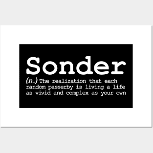 Sonder - Definition Posters and Art